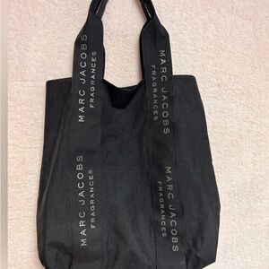 Marc Jacobs Black Canvas Tote